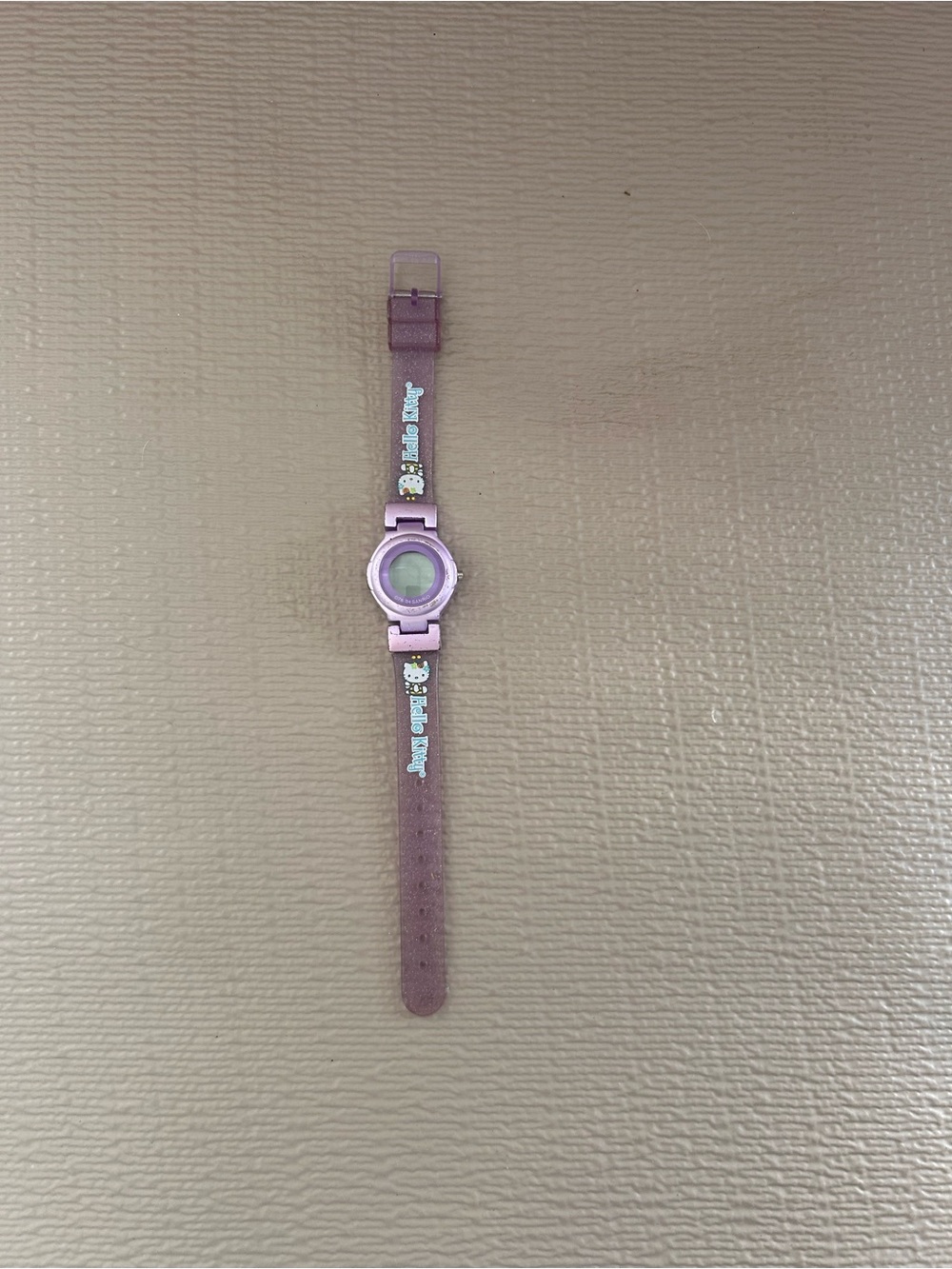 Sanrio Purple Glitter Kids Watch with Character Strap